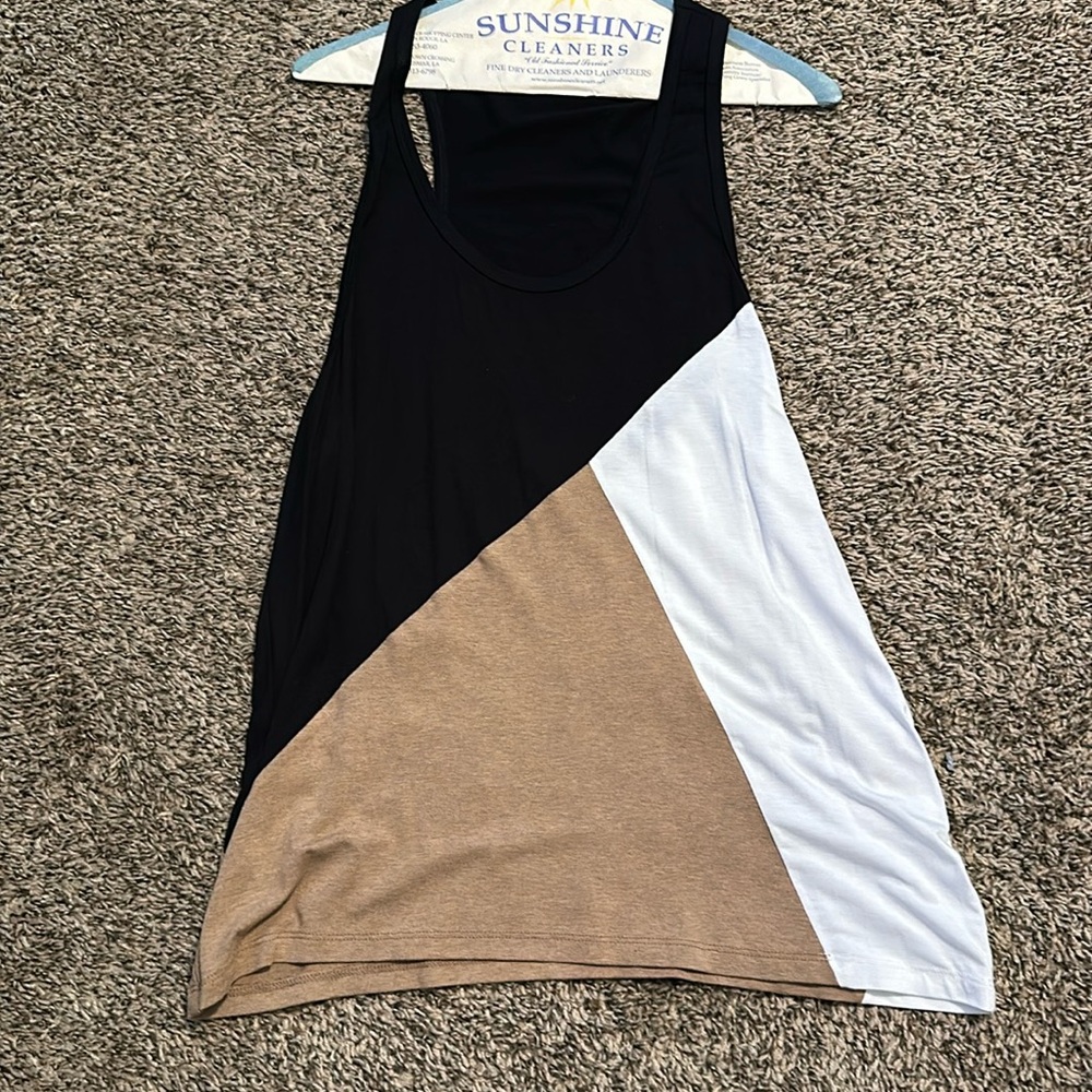 Red 23 oversized tank/dress women’s, color block medium
